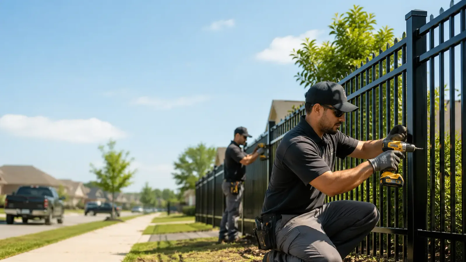 Metal Fence Installation in Laurel, IN